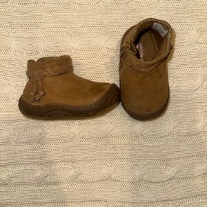 Stride Rite Tan Kids Boots